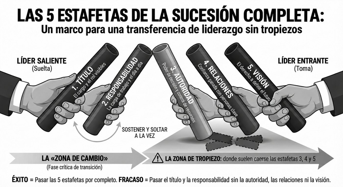 Las 5 estafetas de la sucesión completa